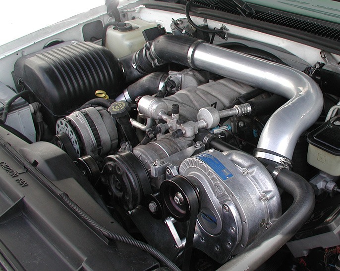 Supercharger for a 5.7 chevy vortec