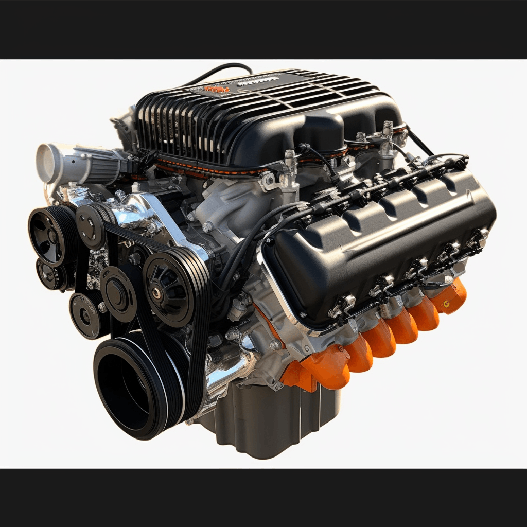 6.4 hemi with hellcat supercharger v1